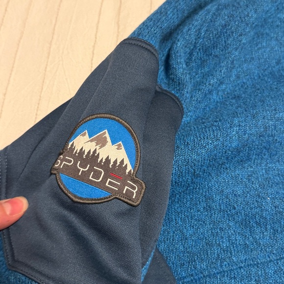 Spyder Men's Small Empire Full Zip Fleece Jacket - Picture 7 of 8